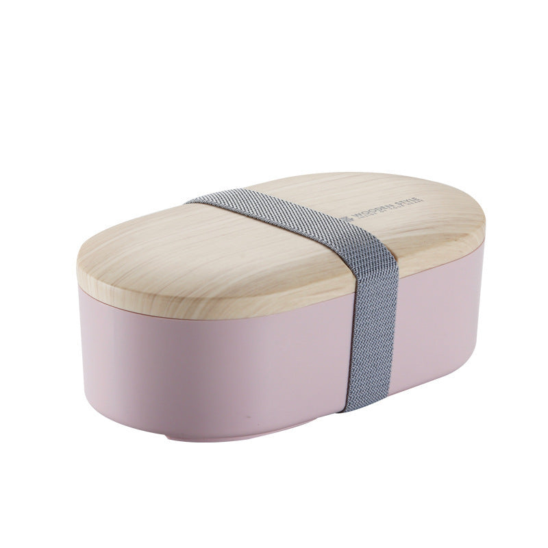 Nordic Style Wooden Sushi Lunch Box Sealed Leak-Proof Lunch Box With Cutlery EX-STOCK