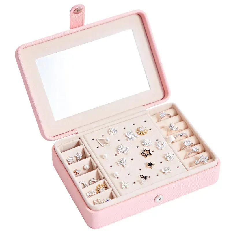 Multifunctional Jewelry Storage Box For Earrings, Earrings, Rings - EX-STOCK CANADA