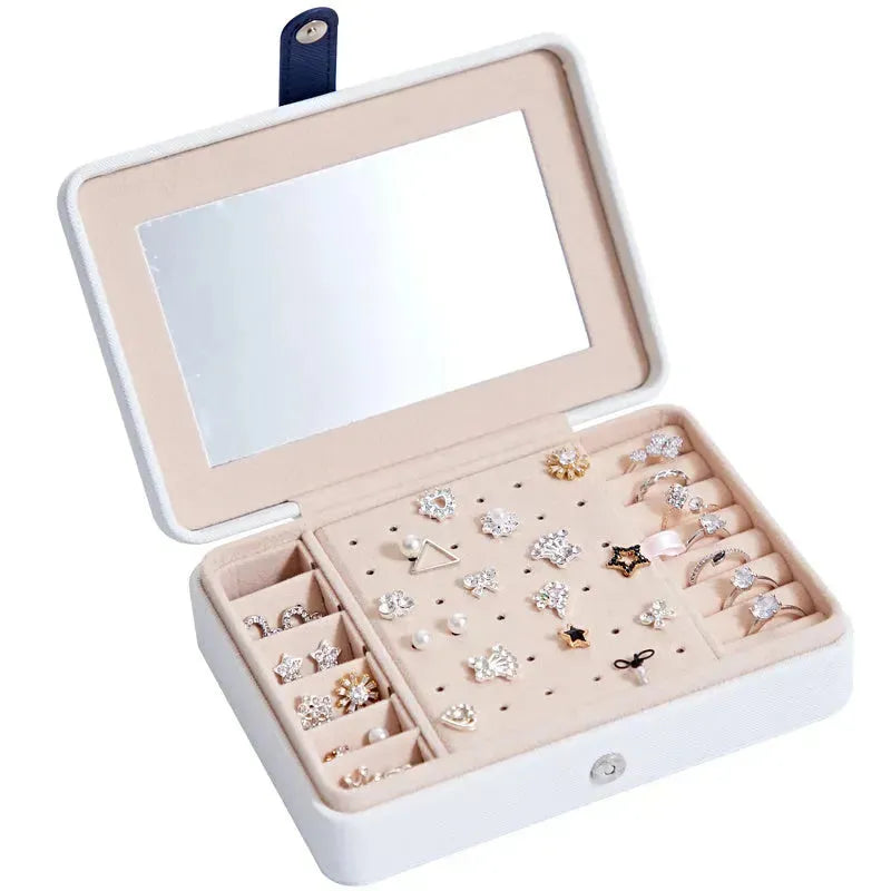 Multifunctional Jewelry Storage Box For Earrings, Earrings, Rings - EX-STOCK CANADA