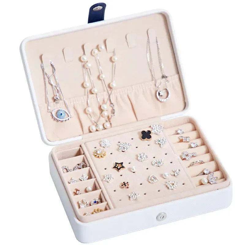 Multifunctional Jewelry Storage Box For Earrings, Earrings, Rings - EX-STOCK CANADA