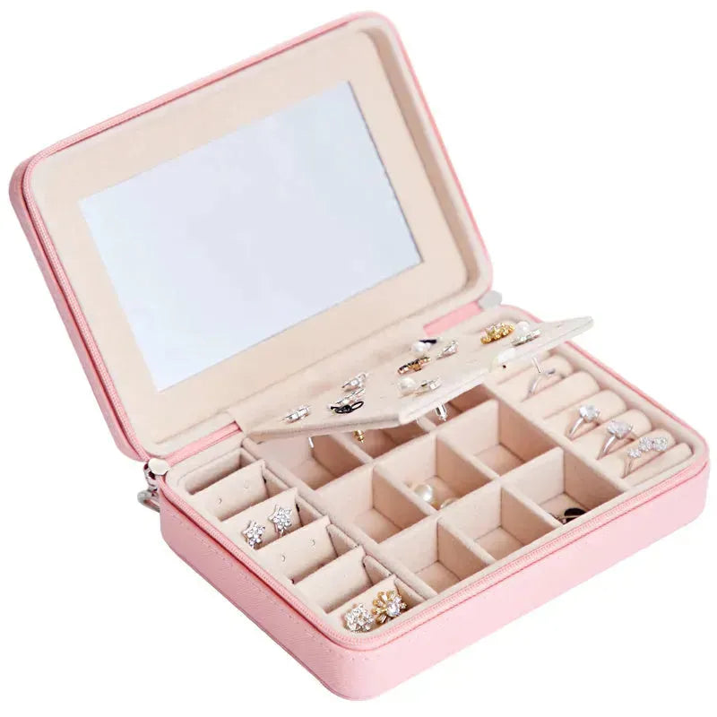 Multifunctional Jewelry Storage Box For Earrings, Earrings, Rings - EX-STOCK CANADA