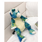 Creative 3D Dinosaur Backpack for Children Cartoon Animal Plush Dinosaurs Bag Cute Funny Parent-child Bags for Girl Boys EX-STOCK