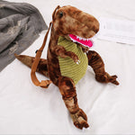 Creative 3D Dinosaur Backpack for Children Cartoon Animal Plush Dinosaurs Bag Cute Funny Parent-child Bags for Girl Boys EX-STOCK