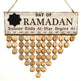 Eid Mubarak Home Decoration Wooden Calendar Listing Ramadan Decor Plaques - EX-STOCK CANADA