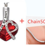 Crystal Heart Pendant - EX-STOCK CANADA