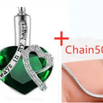Crystal Heart Pendant - EX-STOCK CANADA