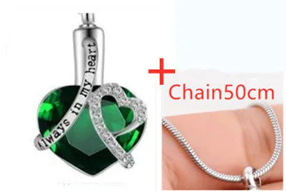 Crystal Heart Pendant - EX-STOCK CANADA
