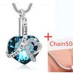 Crystal Heart Pendant - EX-STOCK CANADA