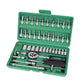 Car Repair Tool 46pcs Inch Socket Set Car Repair Tool Ratchet Torque Wrench Combo Tools Kit Auto Repairing Tool Set - EX-STOCK CANADA