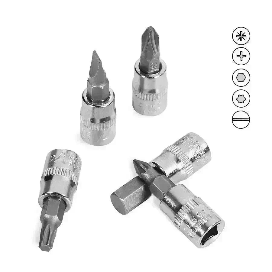 Car Repair Tool 46pcs Inch Socket Set Car Repair Tool Ratchet Torque Wrench Combo Tools Kit Auto Repairing Tool Set - EX-STOCK CANADA