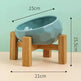 Pet Supplies Bowl Ceramic Cat Bowl Dog Bowl Oblique Mouth - EX-STOCK CANADA