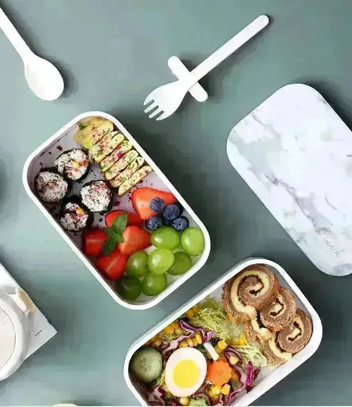 Double Layer Bento Box Japanese lunch Box for Kids Preschool Kindergarten Lunch Box - EX-STOCK CANADA