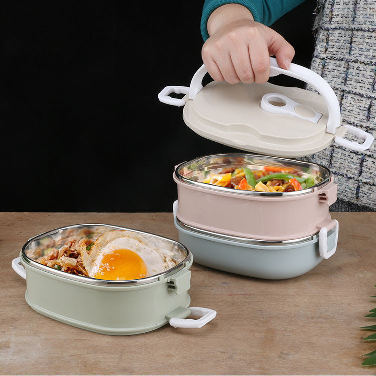Stainless steel lunch box EX-STOCK