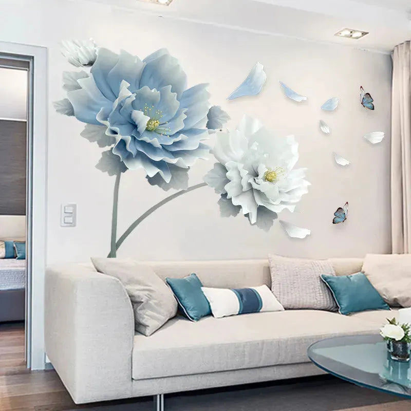 Wall Stickers Living Room Wall Decoration Creative TV Background Bedroom Self Adhesive Paper Decals - EX-STOCK CANADA