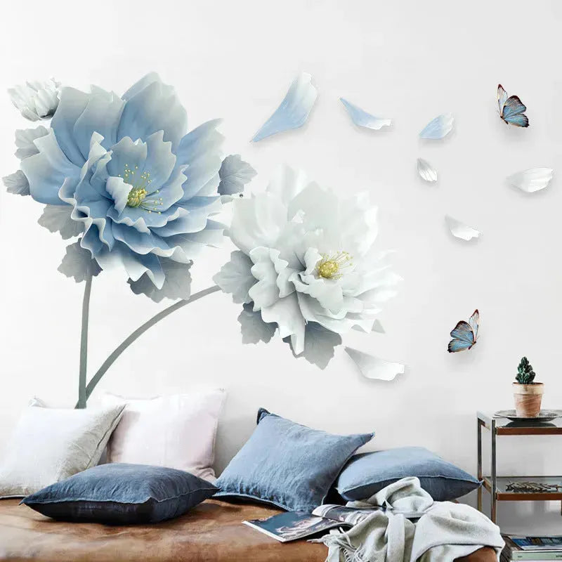 Wall Stickers Living Room Wall Decoration Creative TV Background Bedroom Self Adhesive Paper Decals - EX-STOCK CANADA