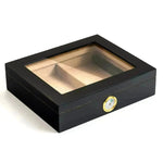 Caja de cigarros de viaje de viaje de madera de cedro de lujo