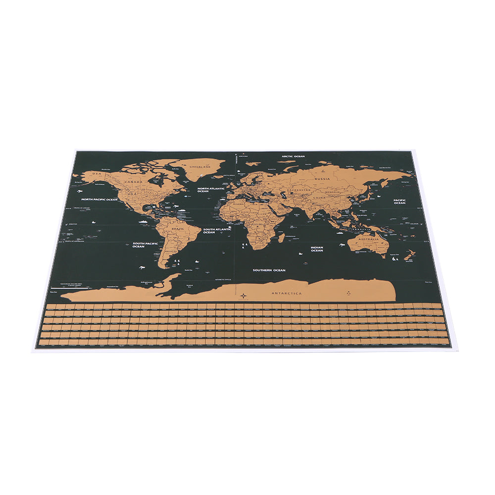 World Travel Map EX-STOCK Canada 