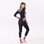 New Women One Piece Swimsuit Rash Guard Slim Long Sleeve 