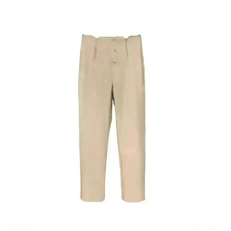 Temperamento di tipo petalo ad alta vita Business Office Abbigliamento pantalone pantalone pantalone pantalone