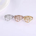 Retro Hollow Design Tree Of Life Dress Ring Unisex - EX-STOCK CANADA