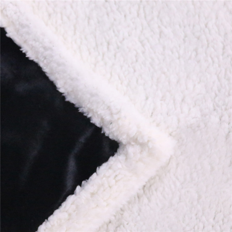 Printed Cotton Fleece Blanket, Sofa Cover Blanket, Lazy Blanket EX-STOCK Canada 