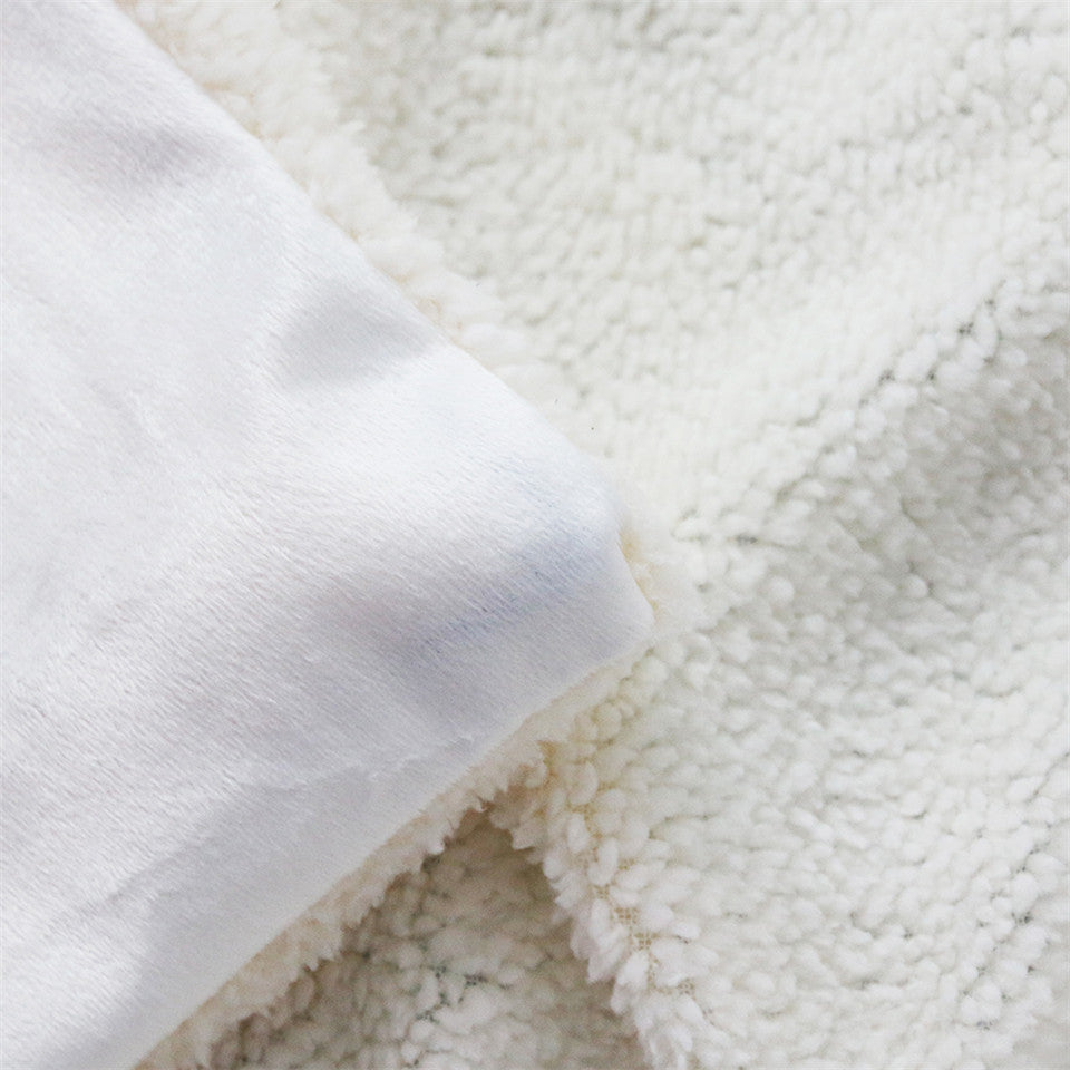 Printed Cotton Fleece Blanket, Sofa Cover Blanket, Lazy Blanket EX-STOCK Canada 