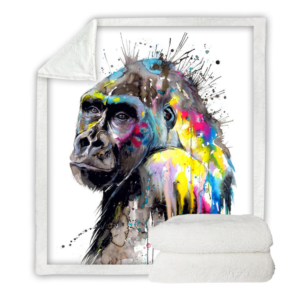 Printed Cotton Fleece Blanket, Sofa Cover Blanket, Lazy Blanket EX-STOCK Canada 