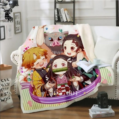 Blanket Double Thicken Square Blanket Lunch Break Blanket EX-STOCK Canada 