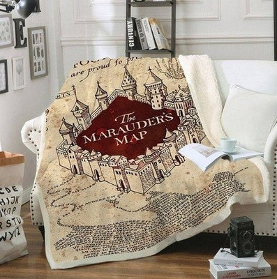 Blanket Double Thicken Square Blanket Lunch Break Blanket EX-STOCK Canada 