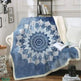Blanket Double Thicken Square Blanket Lunch Break Blanket EX-STOCK Canada 