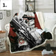 Blanket Double Thicken Square Blanket Lunch Break Blanket EX-STOCK Canada 