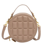Pu Chocolate One-shoulder Diagonal Bag EX-STOCK Canada 