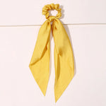 Cute Hair Silk Bow Scrunchie Vintage Satin Scarf Scrunchie - EX-STOCK CANADA
