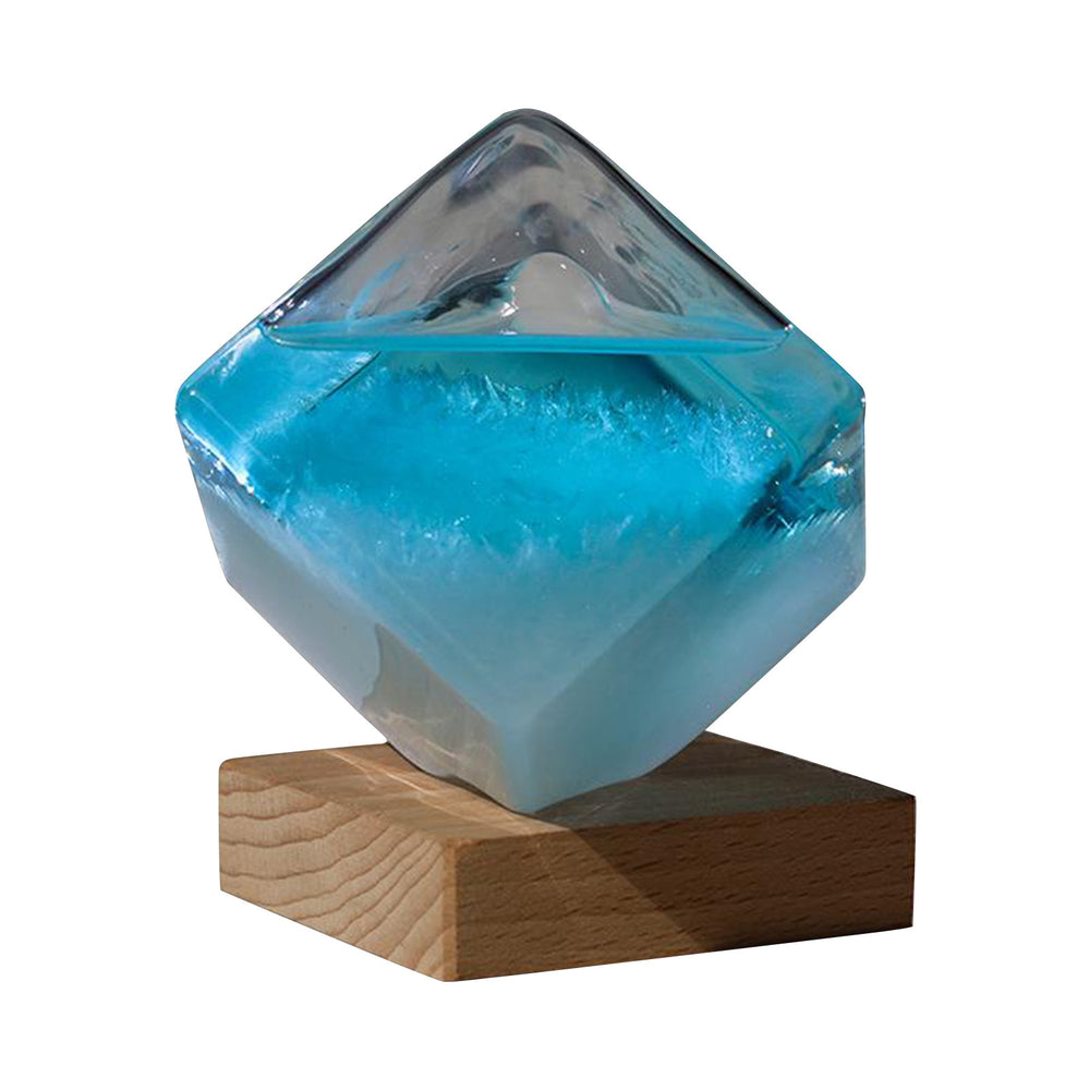 Desktop Tropfensturm Glasflasche Wettervorhersage Prognose Monitor Barometer für Wohnkultur WasserkubenEX-STOCK Canada 