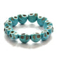 Jewelry Bracelet Synthetic Turquoise Skull beaded Bracelet - EX-STOCK CANADA