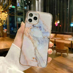 Estuche para iPhone de silicona de electroplation