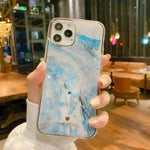 Estuche para iPhone de silicona de electroplation
