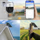 Solar Powered Wireless WiFi Surveillance Camera EX-STOCK