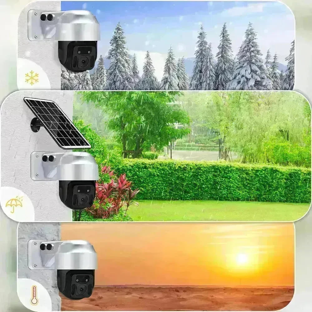 Solar Powered Wireless WiFi Surveillance Camera EX-STOCK