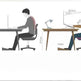 Folding Computer Desk Notebook Computer Stable With Double Fan - EX-STOCK Canada