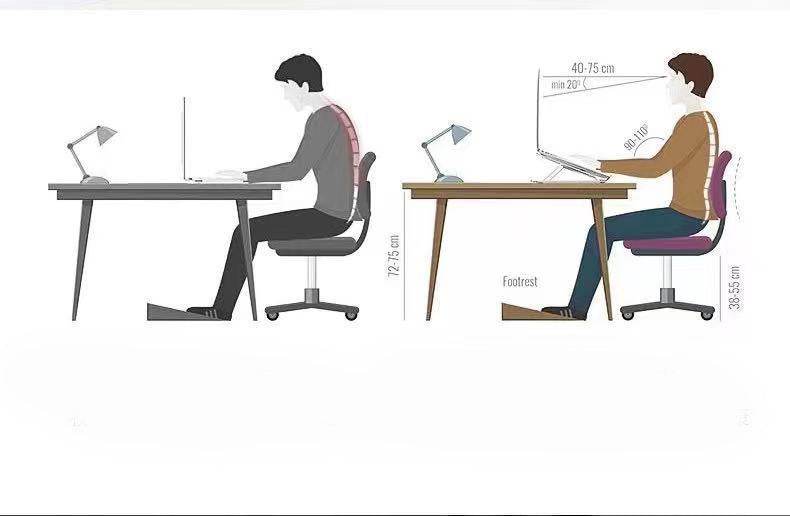 Folding Computer Desk Notebook Computer Stable With Double Fan - EX-STOCK Canada
