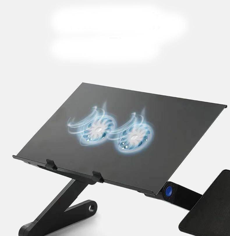 Folding Computer Desk Notebook Computer Stable With Double Fan - EX-STOCK Canada