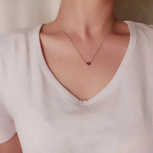Fashion Simple Heart-shaped Clavicle Chain - EX-STOCK CANADA