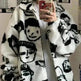 New Autumn Winter  Casual White Zip up Plush Cardigan Sweater Unisex - EX-STOCK CANADA
