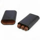 Portable Travel 3 Pack Humidifying Leather Cigar Case - EX-STOCK CANADA