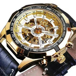 Forsining Watch Men's Fashion Casual Classic Popular Waterproof Manual Mechanical Watch - EX-STOCK CANADA