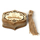 Wooden Small Pendants Creative Home Decoration Gurbang Eid Mubarak Wooden Crafts Ornaments - EX-STOCK CANADA