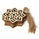 Wooden Small Pendants Creative Home Decoration Gurbang Eid Mubarak Wooden Crafts Ornaments - EX-STOCK CANADA