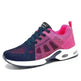 Casual Shoes Breathable Lightweight Mother Shoes Lace-up Cushioned Sneakers for Women - EX-STOCK CANADA