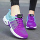 Casual Shoes Breathable Lightweight Mother Shoes Lace-up Cushioned Sneakers for Women - EX-STOCK CANADA